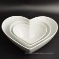 New Design Decoration Heart Shape Porcelain Dinnerware Plate